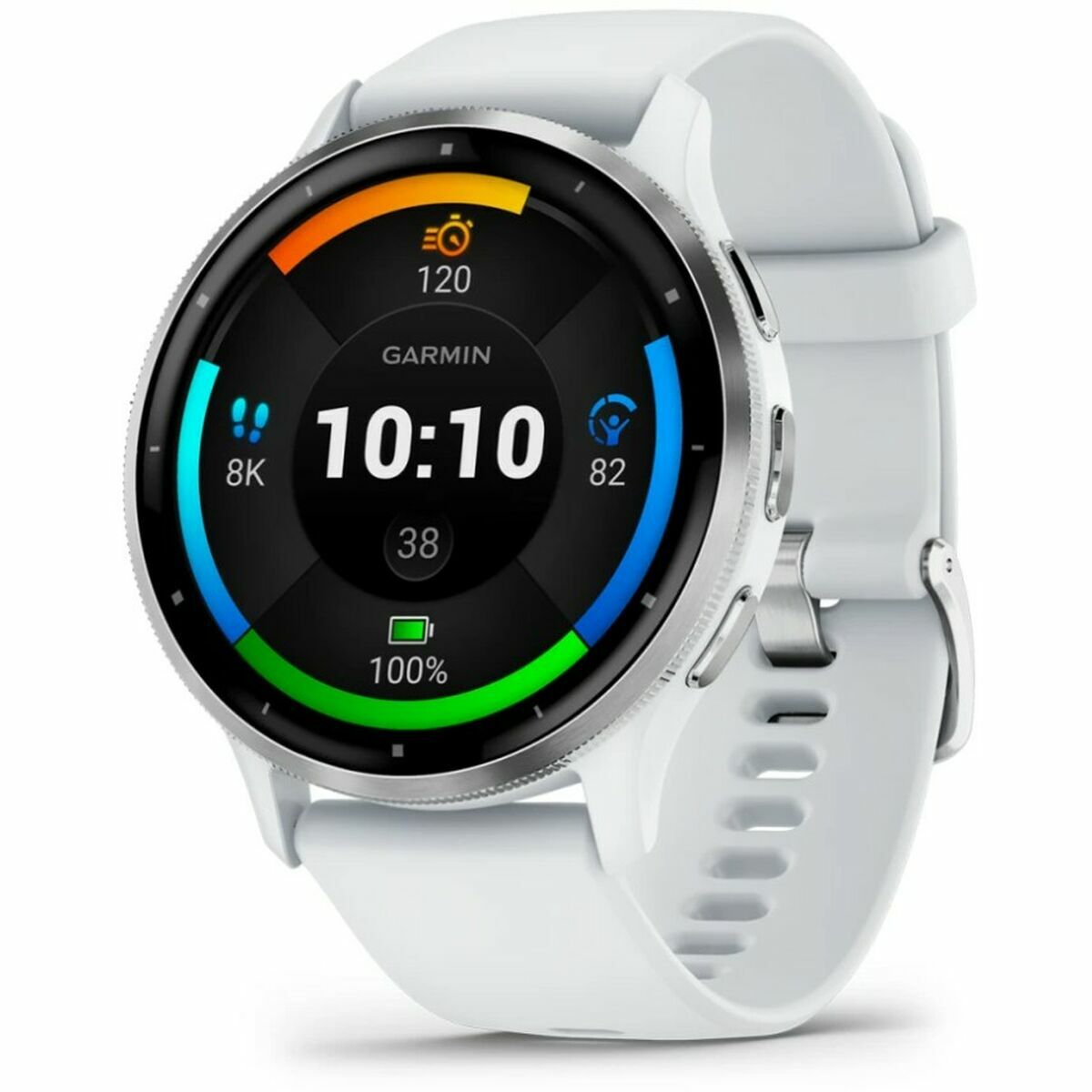 Smartwatch GARMIN 010 - 02784 - 00 Wit 1,4" - Padelplezier.nl